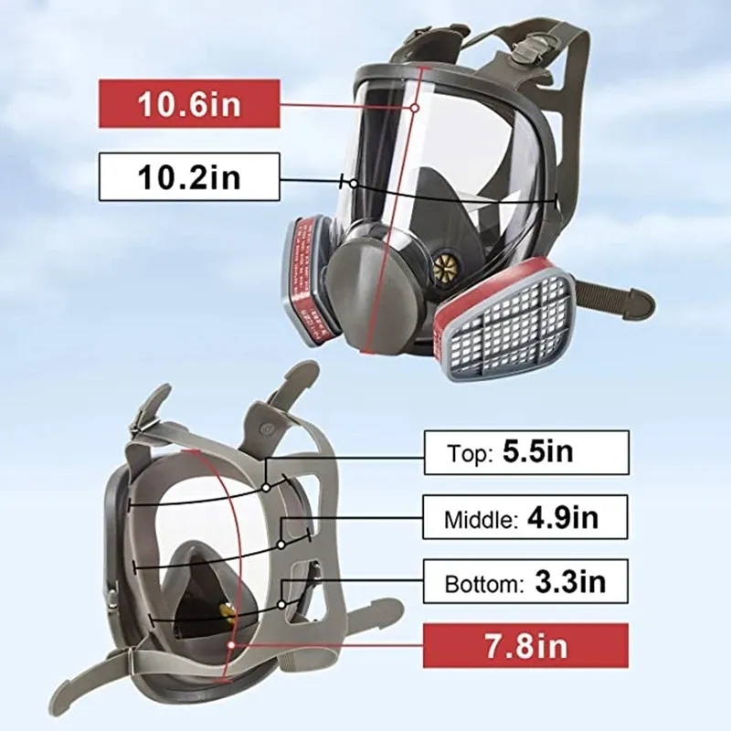 หน้ากากป้องกันแก๊สขนาดใหญ่ 680 - Kn95 Respirator Mask บทวิจารณ์และราคา